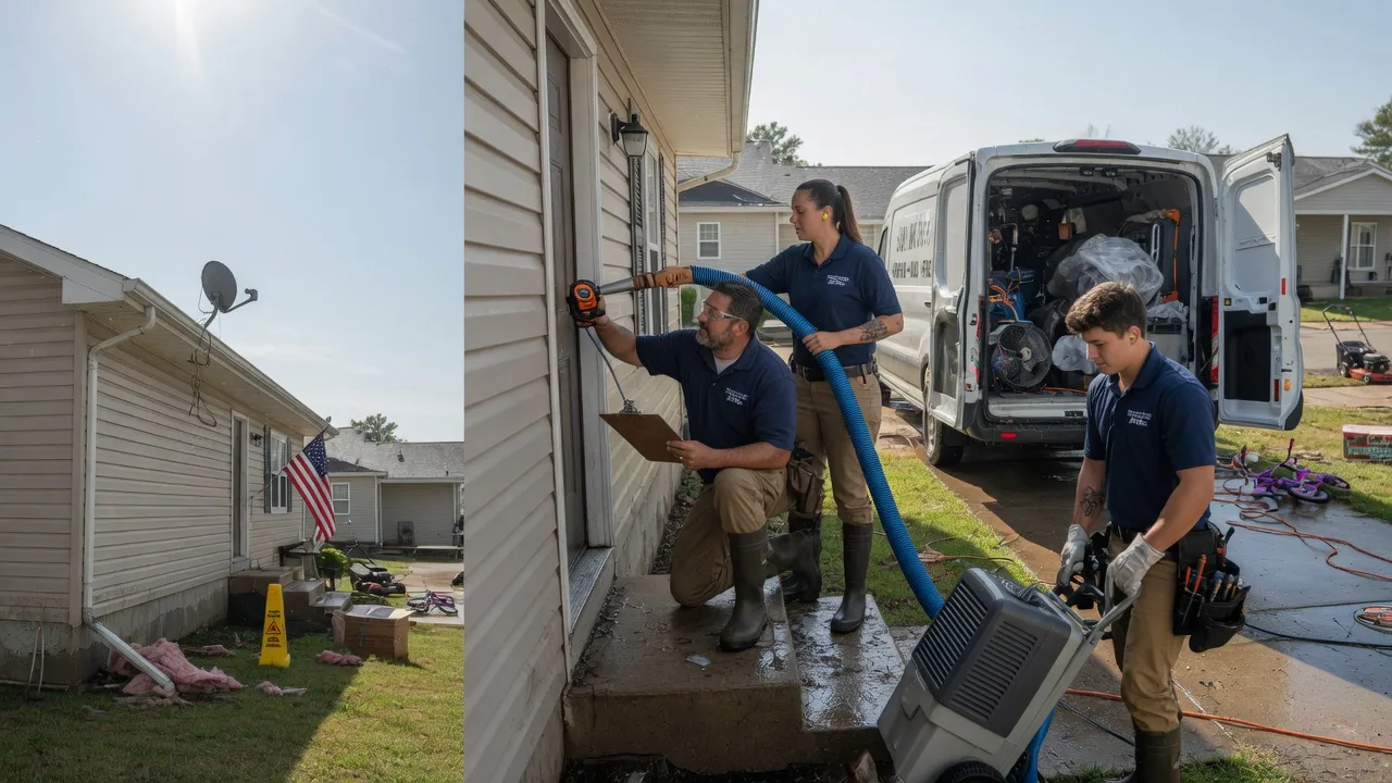 Ceiling Water Damage Restoration in Sims, AR near me